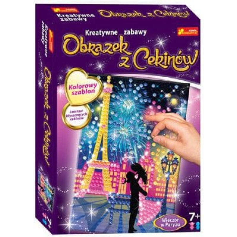 Ranok Cekinowy obrazek Wieczór w Paryżu - 15160259