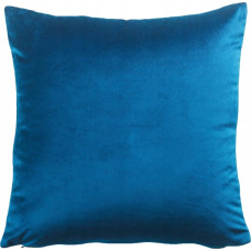 Douceur D`interieur Poszewka na poduszkę VELVET  40 x 40 cm, ciemnoniebieska