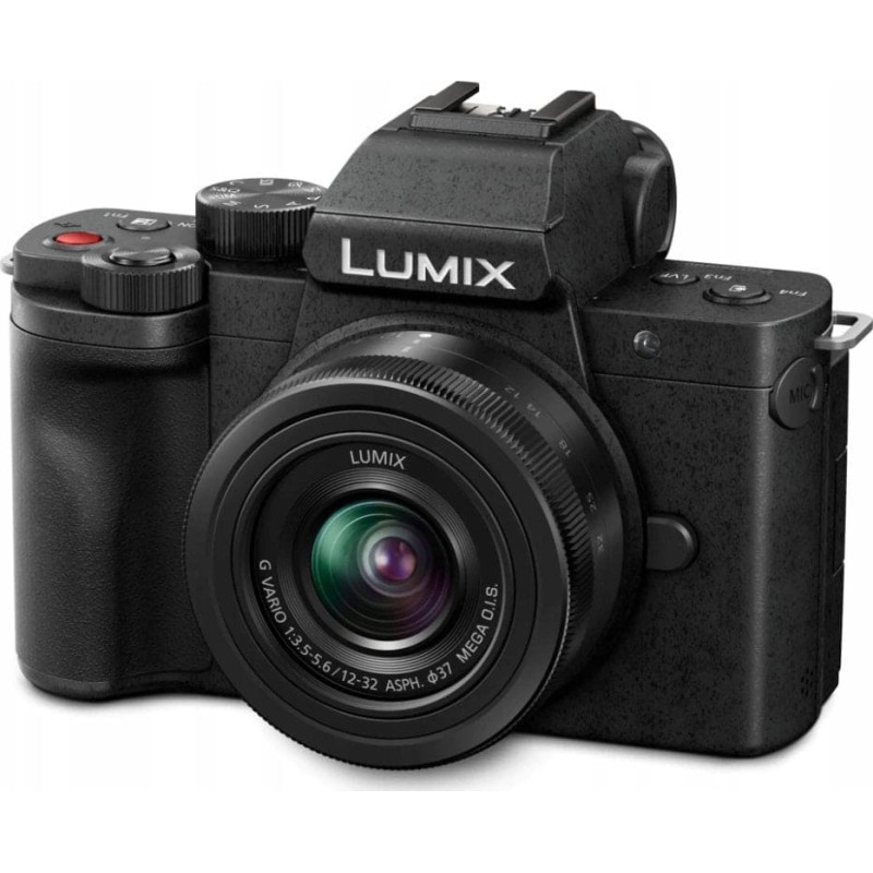 Panasonic Lustrzanka Panasonic Panasonic Lumix DC-G100D black + H-FS 12-32