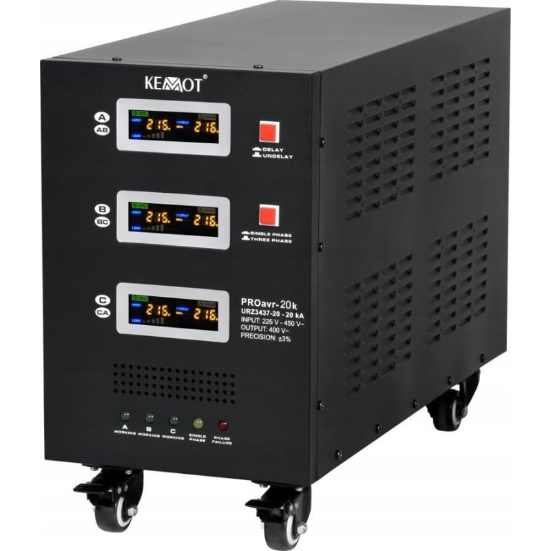 Kemot Automatyczny trójfazowy stabilizator napięcia  KEMOT PROavr-20k