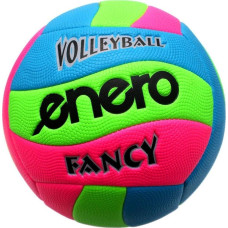 Enero PIŁKA SIATKOWA PLAŻOWA FANCY ENERO RÓŻOWY NIEBIESKI ZIELONY