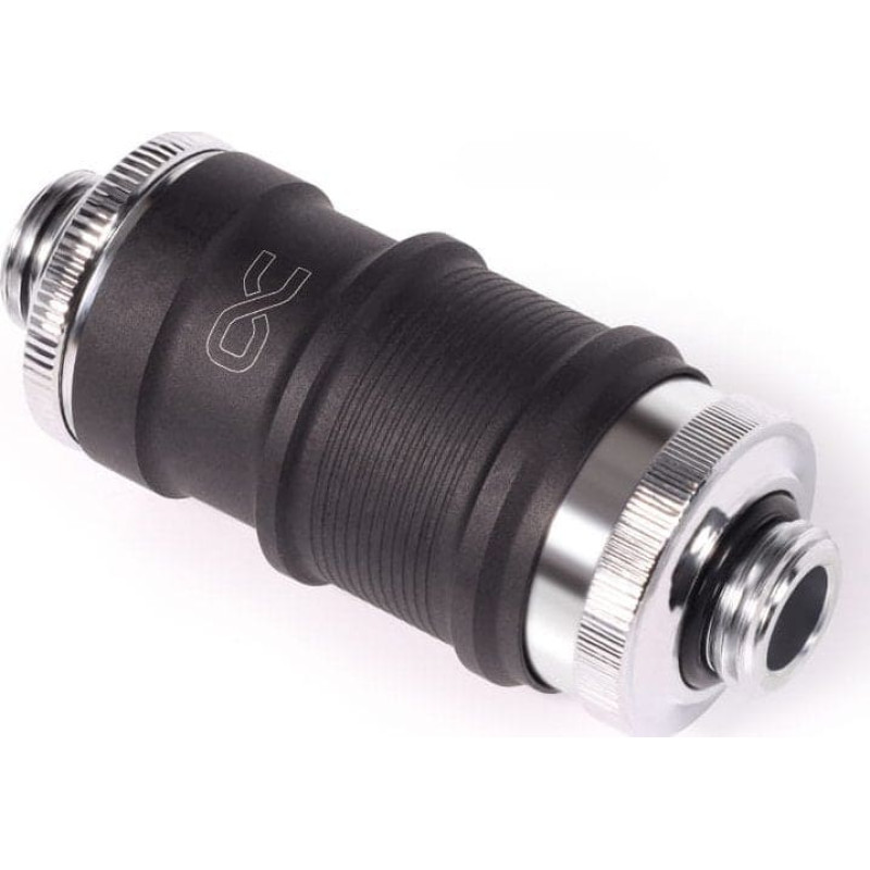 Alphacool ES Schnellverschluss BLH1A PushIn Set AG-AG (schwarz (matt)/chrom)