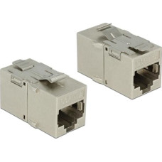 Delock Delock Moduł Keystone z gniazdem RJ45 > gniazdo RJ45 Cat.6A metal