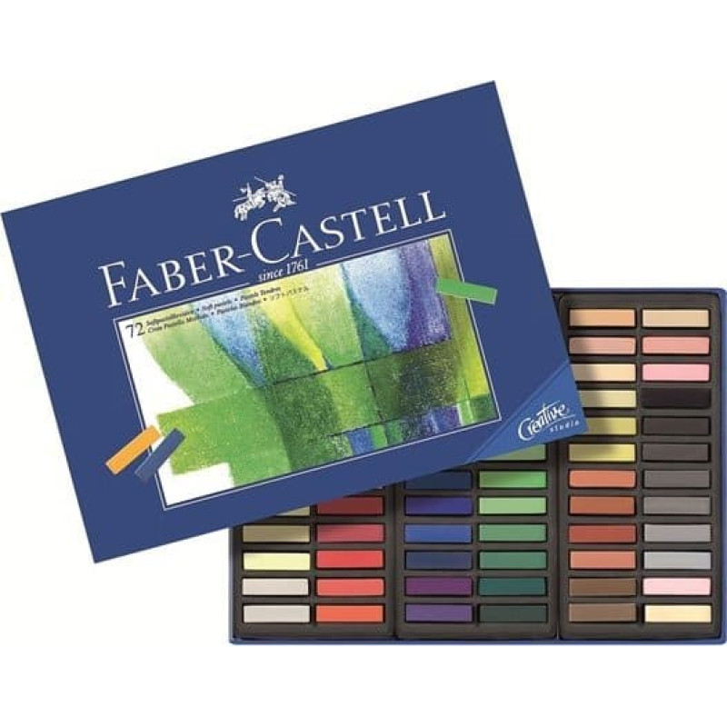 Faber-Castell FABER-CASTELL Softpastellkreiden Mini 72er Kartonetui 3 Stk