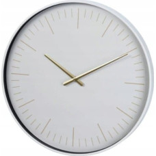 Koopman Zegar ścienny nowoczesny okrągły bez cyfr biały 50 cm