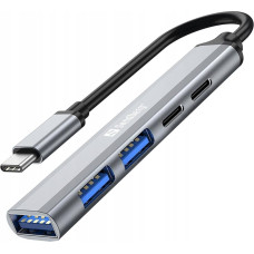 Sandberg HUB USB Sandberg USB-C to 3xUSB-A+2xUSB-C SAVER