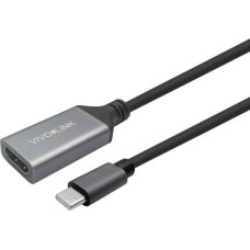Vivolink Adapter AV VivoLink Vivolink PROUSBCHDMIMF1 adapter kablowy 1 m USB C HDMI Czarny