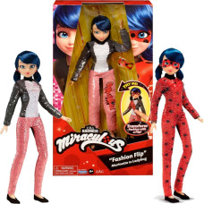 Orbico Miraculous: Biedronka i Czarny Kot - Marinette/ Biedronka fashion Flip w zmieniającym się stroju