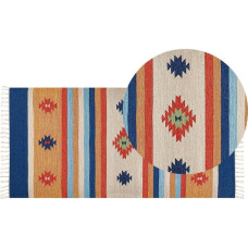 Beliani Dywan bawełniany kilim 80 x 150 cm wielokolorowy TARONIK Lumarko!