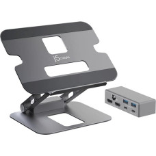 J5Create Podstawka pod laptopa j5create MULTI-ANGLE DUAL 4K DOCKING