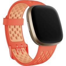 Fitbit Fitbit FB174SBCRPKL, Band, Smartwatch, Orange, Pink, Fitbit, Sense & Versa 3, Aluminium, Silicone