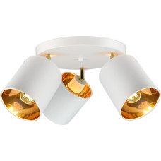 Orno Lampa sufitowa Orno BATI oprawa ścienno-sufitowa, moc max. 3x60W, E27, biała