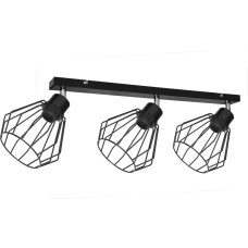 Orno Lampa sufitowa Orno PINO oprawa ścienno-sufitowa. moc max. 3x60W, E27, czarna, listwa