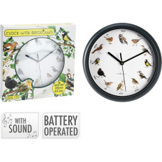 Home Styling Collection Zegar ścienny z odgłosami ptaków