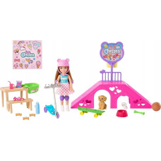 Mattel Lalka Barbie Mattel Barbie Chelsea skate park zestaw HJY35 /4