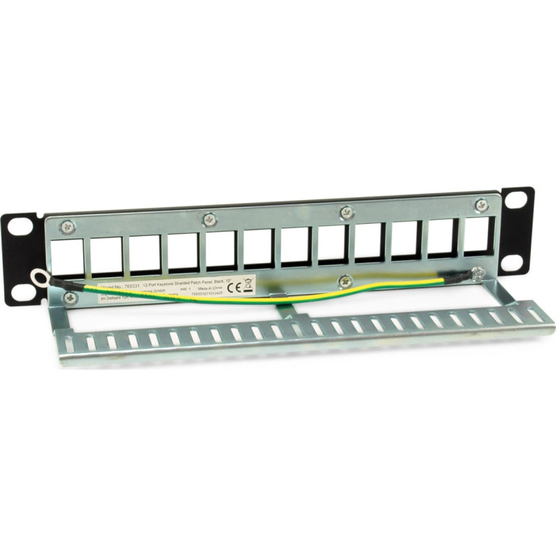 Equip Equip Patchpanel 12x Cat6A 10