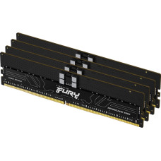 Kingston DIMM 128 GB DDR5-6400 (4x 32 GB) Quad-Kit (schwarz, KF564R32RBE2K4-128, Renegade Pro, INTEL XMP, AMD EXPO)