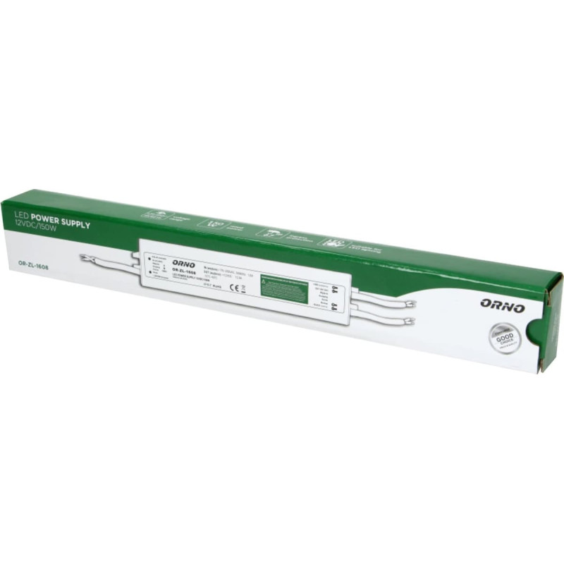 Orno Zasilacz do LED 12VDC 150W, IP67 (OR-ZL-1608)
