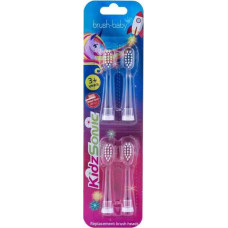 Noname Końcówka BRUSH BABY_Kidz Sonic końcówki do szczoteczki sonicznej 3-6l 4szt.