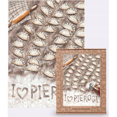Eurographics Puzzle 500 I love pierogi
