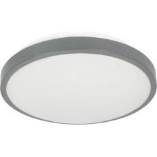 Orno Lampa sufitowa Orno SELENE plafon 2xE27, max. 2x60W, czujnik mikrofalowy, IP54, szary