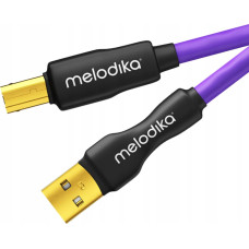 Melodika Melodika MDUAB70 Purple Kabel USB 2.0 typu A-B m.in. do DAC / urzÄdzeĹ medycznych / ploterĂłw - 7m