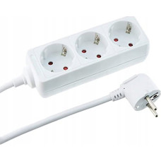 EFB EFB 3-fach Steckdosenleiste ohne Schalter weiss Zuleitung 1,4m H05VV-F 3G 1,5mm