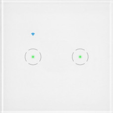 Orno Włącznik podtynkowy podwójny Wi-Fi Tuya Smart Home, biały