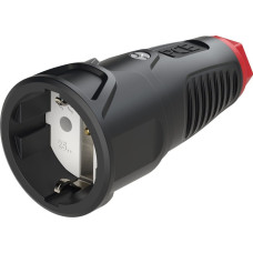 PCE Gniazdo przenośne gumowe 16A 2P+Z 230V SCHUKO VDE IP20 TAURUS2 2510-sr