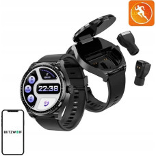 Blitzwolf Smartwatch Blitzwolf Smartwatch BlitzWolf BW-HW1 + słuchawki TWS (czarny)