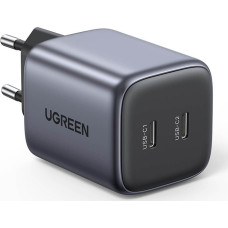 Ugreen Ładowarka Ugreen Ładowarka sieciowa UGREEN CD294, 2x USB-C, GaN, PD3.0, QC4.0, 45W (szary)