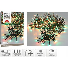 Koopman Lampki choinkowe Koopman LAMPKI CHOINKOWE ŁAŃCUCH ŚWIETLNY 576 LED TIMER 3 KOLORY