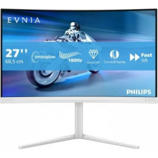 Philips Monitor 27 inches 27M2C5501 Curved VA 180Hz HDMIx2 DP HAS Ambiglow