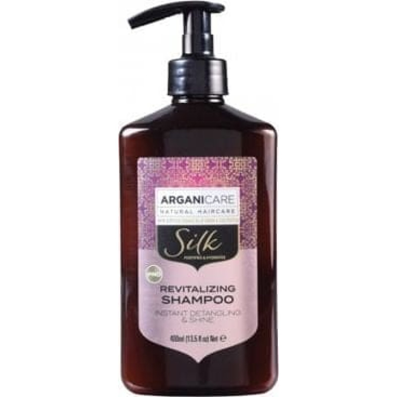 Arganicare Arganicare Silk Szampon rozplątujący włosy z jedwabiem 400 ml