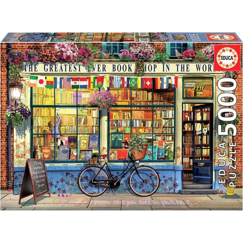 Educa Puzzle 5000 Najlepsza księgarnia na świecie G3