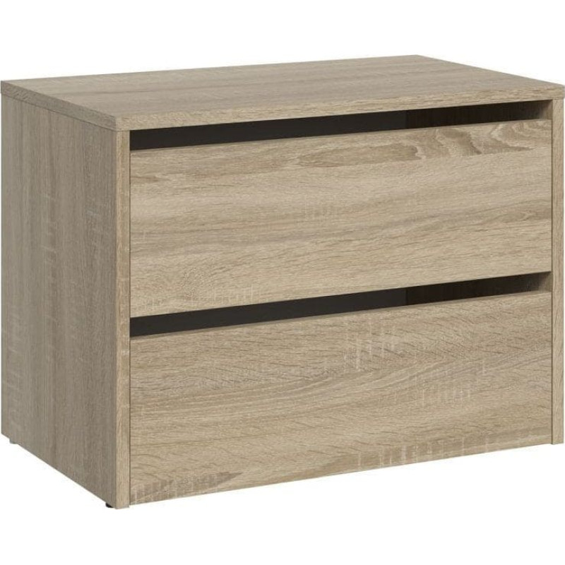 Topeshop Szafka na buty, Modo, 60x36x44 cm, dąb sonoma