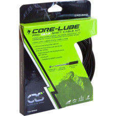 Clarks Zestaw linki przerzutki z pancerzem CLARKS RACE SERIES, Core-Lube Universal Pro Gear Shift Cable Kit, Uniwersalny