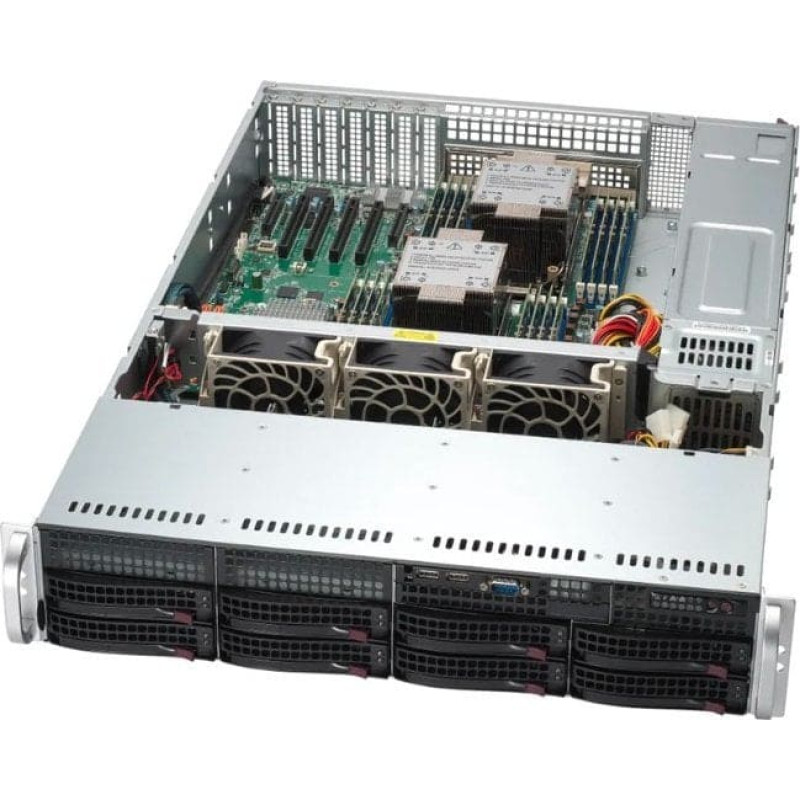 Supermicro Serwer SuperMicro Supermicro Barebone Mainstream SuperServer 2U Dual Sockel 4677 SYS-621P-TR