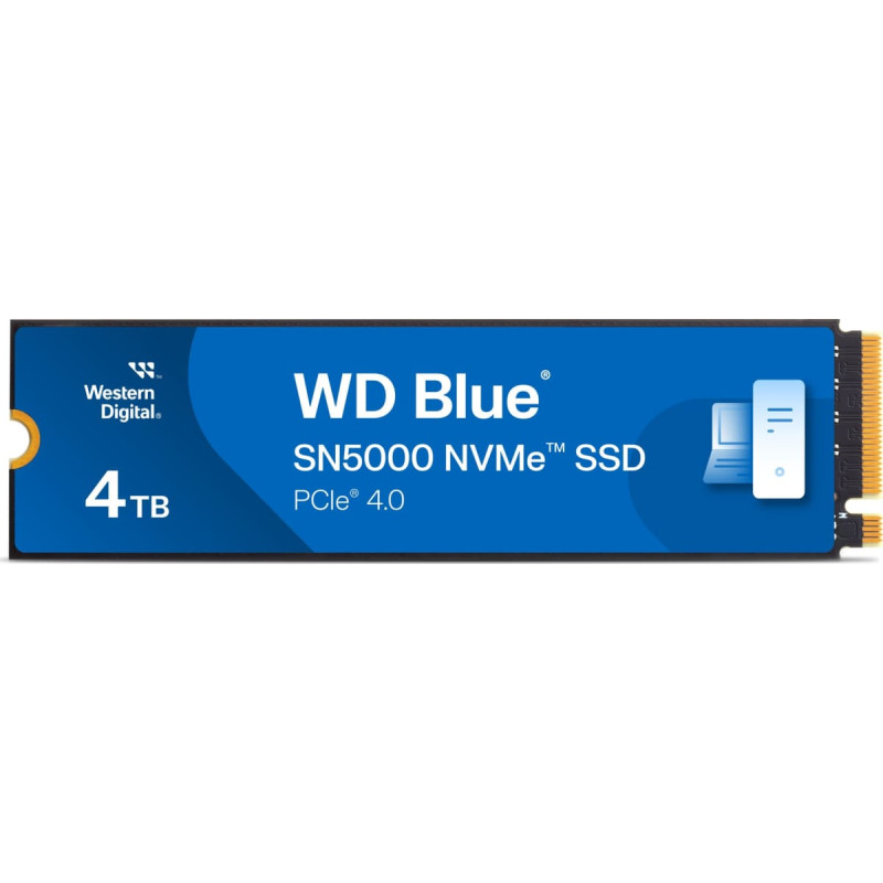 WD Dysk SSD WD WD Blue SN5000 NVMe SSD 4TB M.2 2280 PCIe Gen4