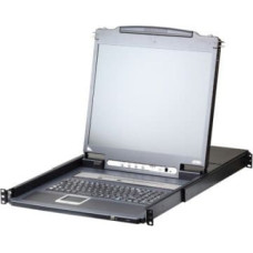 Aten Konsola KVM Aten ATEN KVM 8 port LCD LED 19'' + keyboard + touchpad USB-PS/2, IP Admin - CL5708IN-ATA-AG
