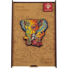 Teka Puzzle drewniane A3 - Słonie