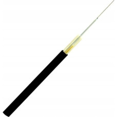 Alantec Kabel światłowodowy OS2 abonencki FTTx okrągły SM 4J 9/125 LSOH czarny