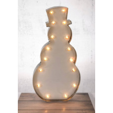 Home Styling Collection Dekoracja świąteczna Home Styling Collection Dekoracja z oświetleniem LED: bałwanek