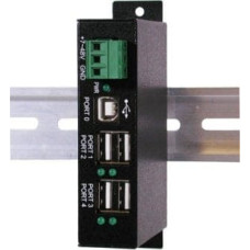 Triton EXSYS EX-1163HMS-WT 4-portowy koncentrator USB 2.0 z ochroną przeciwprzepięciową i rozszerzonym zakresem temperatur