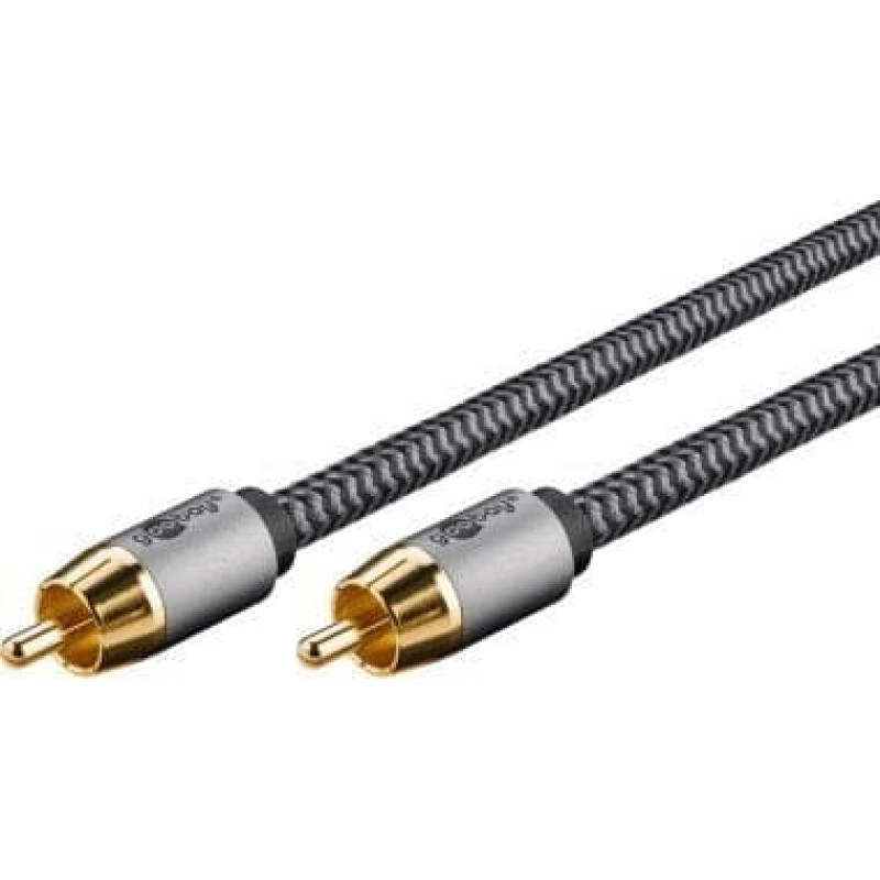 Triton Kabel TRITON Kabel mono RCA, 2 m, Sharkskin Grey - Długość kabla 2 m