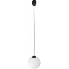 Tkkrywult Lampa wisząca TKKRYWULT Tk Lighting Martin 4910 lampa wisząca zwis ball kula szklany klosz 1x6W G9 czarna/biała