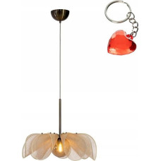 Markslojd Lampa wisząca Markslojd Markslojd Styrka 108659 lampa wisząca zwis 1x40W E27 antique brass/naturalna