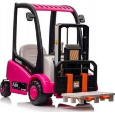 Lean Cars Wózek Widłowy Na Akumulator XMX638 Różowy