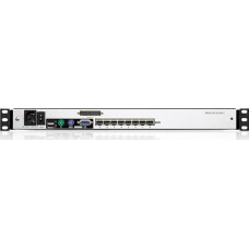 Aten Konsola KVM Aten ALTUSEN KVM 8-port Hight Density Dual Rail LCD19'' + Keyboard + Tuchpad, 19'' 1U - KL1508AN-AXA-AG