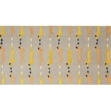 Beliani Dywan dziecięcy bawełniany motyw lisa 80 x 150 cm szary BANKGO Lumarko!